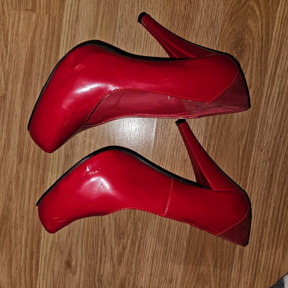 Red high heels